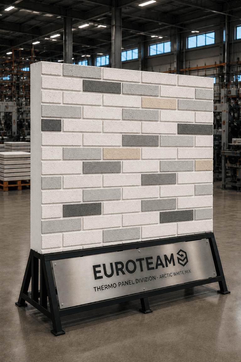 Panouri termoizolante Arctic White Mix